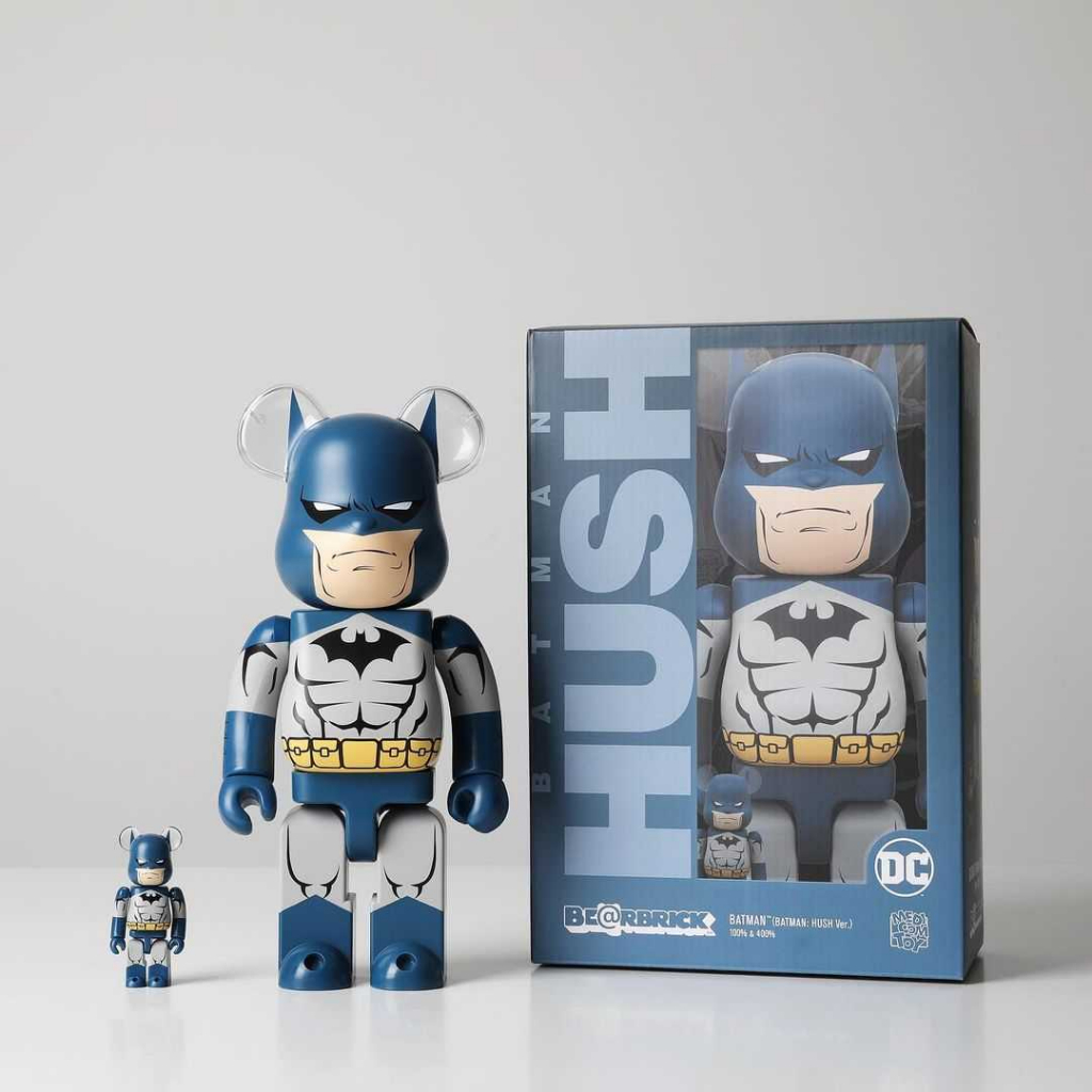 ของแท้-berbrick-batman-batman-hush-version-400-amp-100-ของใหม่-ไม่แกะกล่อง-พร้อมส่ง