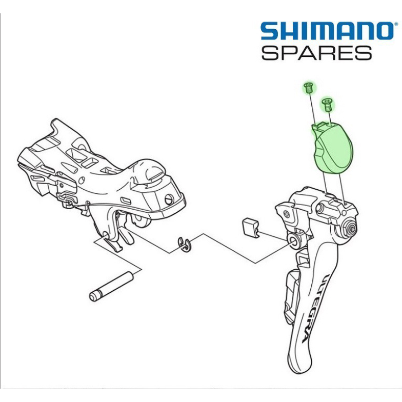 อะไหล่เพลทมือเกียร์-shimano-brake-shifter-lever-name-plate-and-fixing-screw-r7000-r8000-r9001-r91000-ราคาต่อชิ้น