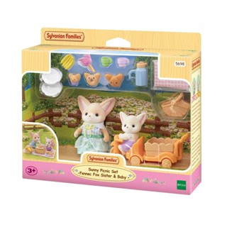 Sylvanian Families Sunny Picnic Set -Fennec Fox Sister &amp; Baby / ชุดเฟนเนกฟอกซ์ซันนี่ปิกนิก