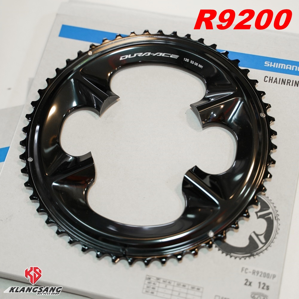 ใบจานหน้า Shimano Dura-Ace R9200 12sp ขนาด 36,40,52T Chainring รุ่นใหม่ ...