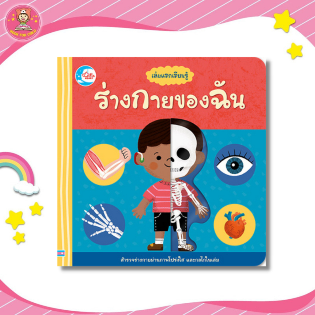 หนังสือ-บอร์ดบุ๊ค-เล่มแรกเรียนรู้-ร่างกายของฉัน-ปกแข็ง-73285