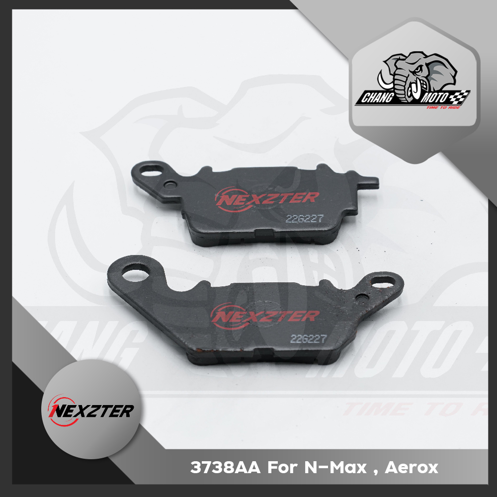 ผ้าเบรค-nexzter-เบอร์-3738aa-สำหรับ-yamaha-exciter-150-yamaha-grand-filano-yamaha-aerox-yamaha-qbix-yamaha-fino