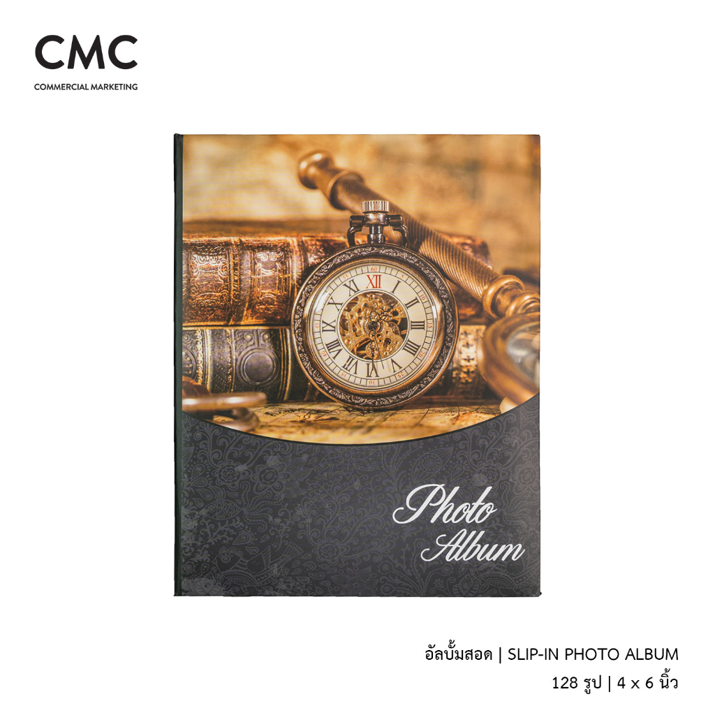 รูปภาพสินค้าแรกของCMC อัลบั้มรูป แบบสอด 128 รูป ขนาด 4x6 4R เล่มเล็ก CMC Slip-in Photo Album 128 Photos