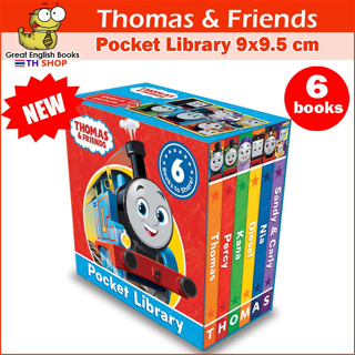 (ใช้โค้ดรับcoinคืน10%ได้)  New!! พร้อมส่ง *ลิขสิทธิ์แท้* หนังสือบอร์ดบุ๊คเล่มเล็ก Thomas &amp; Friends: Pocket Library มาใหม่จำนวน 6 เล่ม