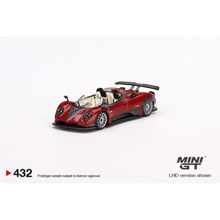 Mini GT No.432-L Pagani Zonda HP Barchetta Rosso Dubai