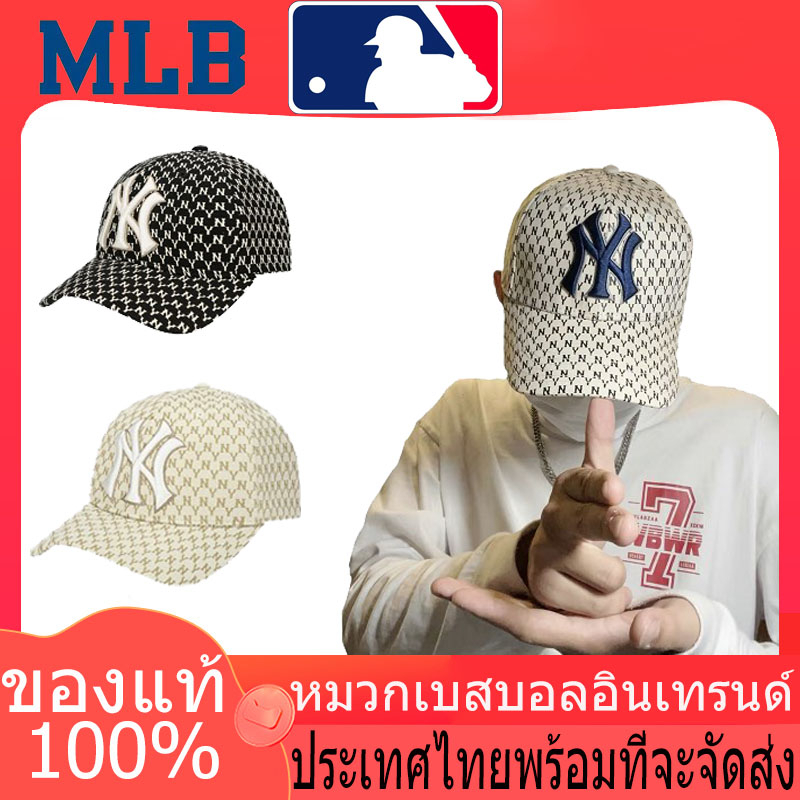จัดส่งที่รวดเร็ว，แท้100% cap MLB NY YANKEES ROOKIE หมวกคู่รักย้อนยุค ...