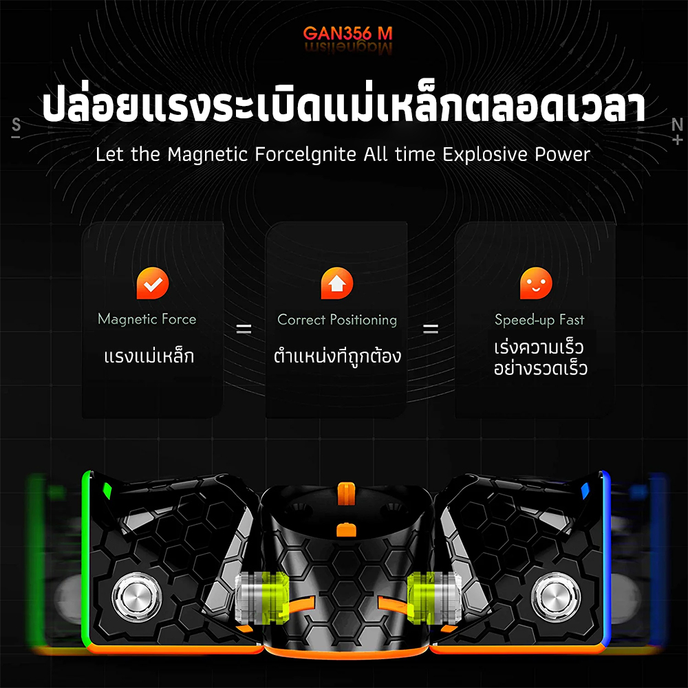 จัดส่งในประเทศไทย-gan356m-รูบิค-3x3-แม่เหล็ก-gan-monster-go-รูบิคแม่เหล็ก-ผู้เริ่มต้น-ของขวัญ-gan-แท้-100-356m