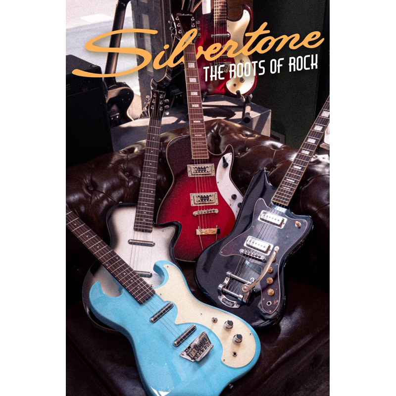 silvertone-กีต้าร์ไฟฟ้าสุดคลาสสิค-ระดับตำนานแห่งยุค-60-s-รุ่น-duncan-design-1478-gloss-black