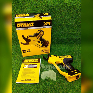 DEWALT กรรไกรตัดกิ่ง ไร้สาย 18V. DCMPP568N (ตัวเปล่า) มีไฟ LED กรรไกรแต่งกิ่ง แบตเตอรี่