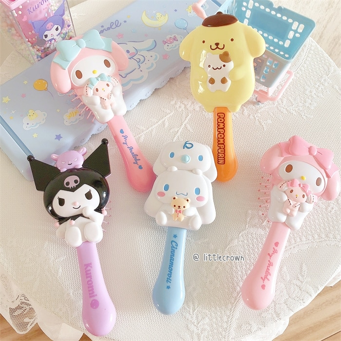 แท้ญี่ปุ่น-หวีแปรงสุดน่ารัก-sanrio-japan-ของแท้ญี่ปุ่น-พร้อมส่งค่ะ