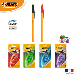 [Official Store]BIC บิค ปากกา Orange ด้ามส้ม เทปลบคำผิด MICRO TAPE TWIST เลือกสีได้