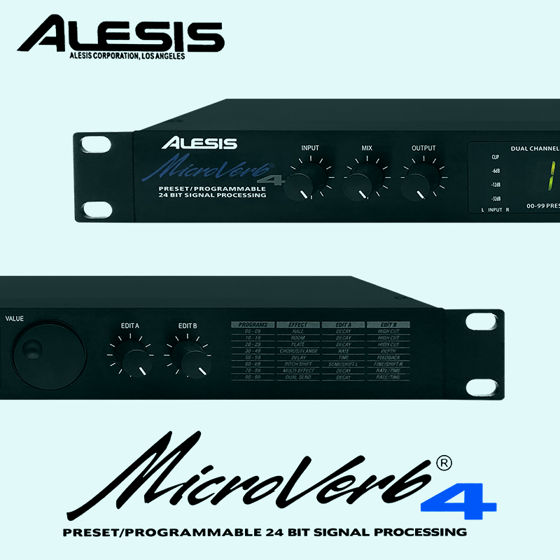 alesis-microverb4-เครื่องปรับเอฟเฟคเสียงร้อง-เอฟเฟกต์ดิจิตอลเวที-ktv-ระดับมืออาชีพมีเอฟเฟกต์เสียงให้เลือกมากกว่า-100-แบ