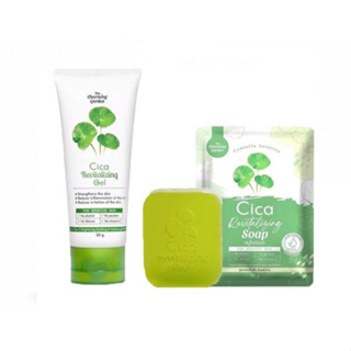 The charming garden Cica Gel เจลใบบัวบก / Cica Soap สบู่ใบบัวบก