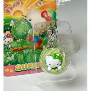 Hello Kitty Gunma Cabbage Charm in Package, Sanrio 2009พวงกุญแจคิตตี้