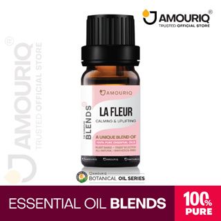 AMOURIQ® น้ำมันหอมระเหย บริสุทธิ์ แท้ 100% Pure Essential Oil Blend LA FLEUR Aromatherapy Diffuser อโรมา หอม ผ่อนคลาย