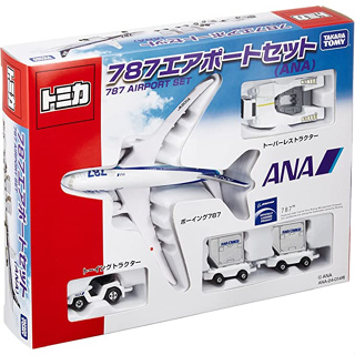 Takara Tomy "Tomica 787 Airport Set ANA" Mini Car Car Toy 3 Years Old and Over Passed Toy Safety Standards ST Mark Certification TOMICA TAKARA TOMY