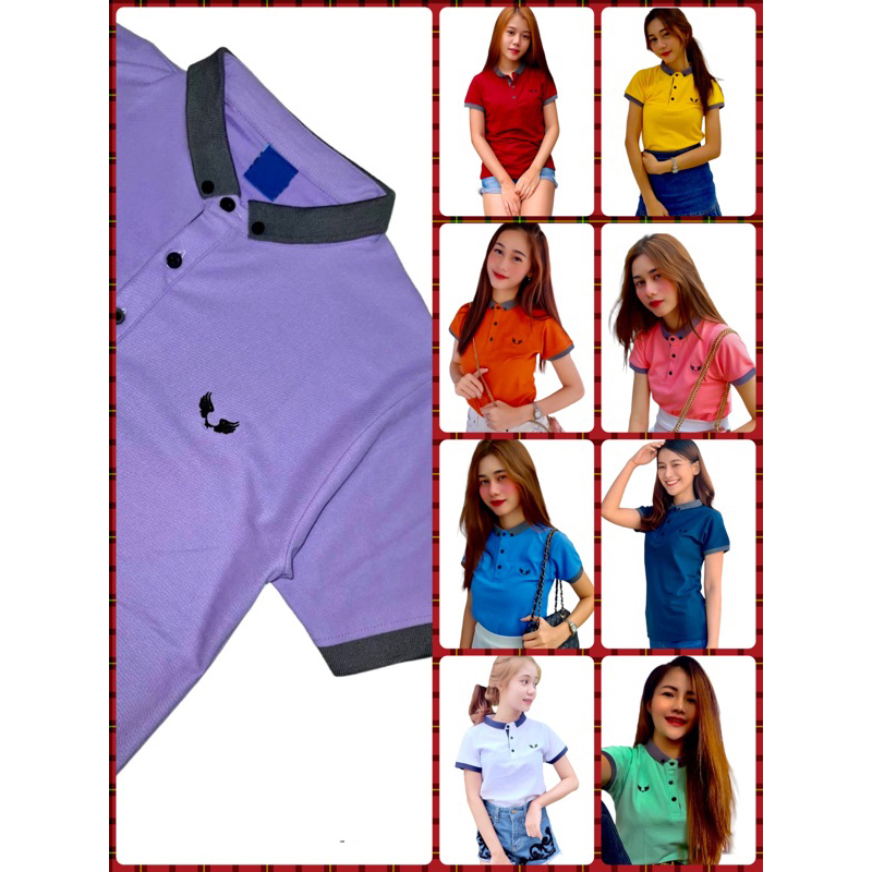 เสื้อโปโล-ปกกระดุม-คอจีน-ปกโปโล-เสื้อผู้ชายและผู้หญิง-สีม่วงมาใหม่-ใส่สบาย-ใส่คู่-เสื้อวาเลนไทน์มีมากกว่า-15สี-ส่งเร็ว