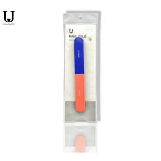 Jordan judy nail file แผ่นตะไบแต่งเล็บขัดแต่งผิวเล็บ ( ด้ามน้ำเงิน-โอรส)