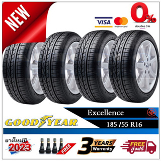 185/55R16 Goodyear Excellence |2,4 เส้น| *ปี2023*-ส่งฟรี- ผ่อน0% ยางใหม่/ยางกู๊ดเยียร์