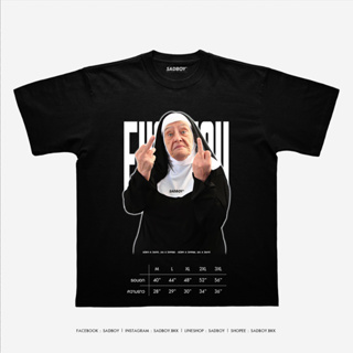 ภาพหน้าปกสินค้าSADBOY : Angry Nun | Bootleg Collection | 100% Premium Cotton ที่เกี่ยวข้อง