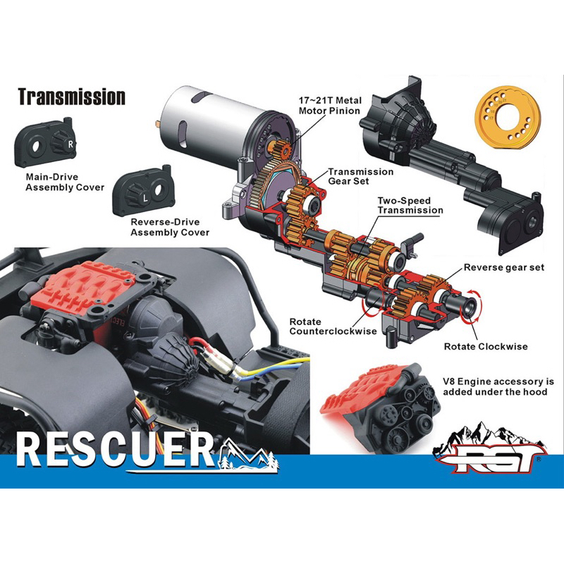 RGT RESCUER RTR EX86190 V2 New 2024 แถมฟรีชุดภายใน สินค้ารับประกันศูนย์ ...