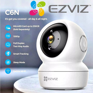 สินค้า ⚡️กล้องวงจรปิดไร้สาย⚡️ EZVIZ รุ่น C6N 1080P Wi-Fi PT Camera : กล้องวงจรปิดภายในกล้องที่ปกป้องคุณ ประกัน 2 ปี