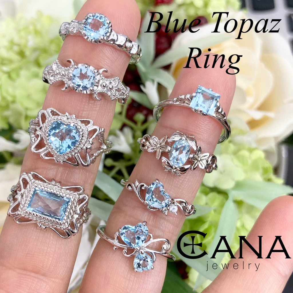 แหวนพลอยบลูโทพาซ-แหวนพลอยสีฟ้าใส-แหวนเงินแท้พลอยแท้-blue-topaz-ring