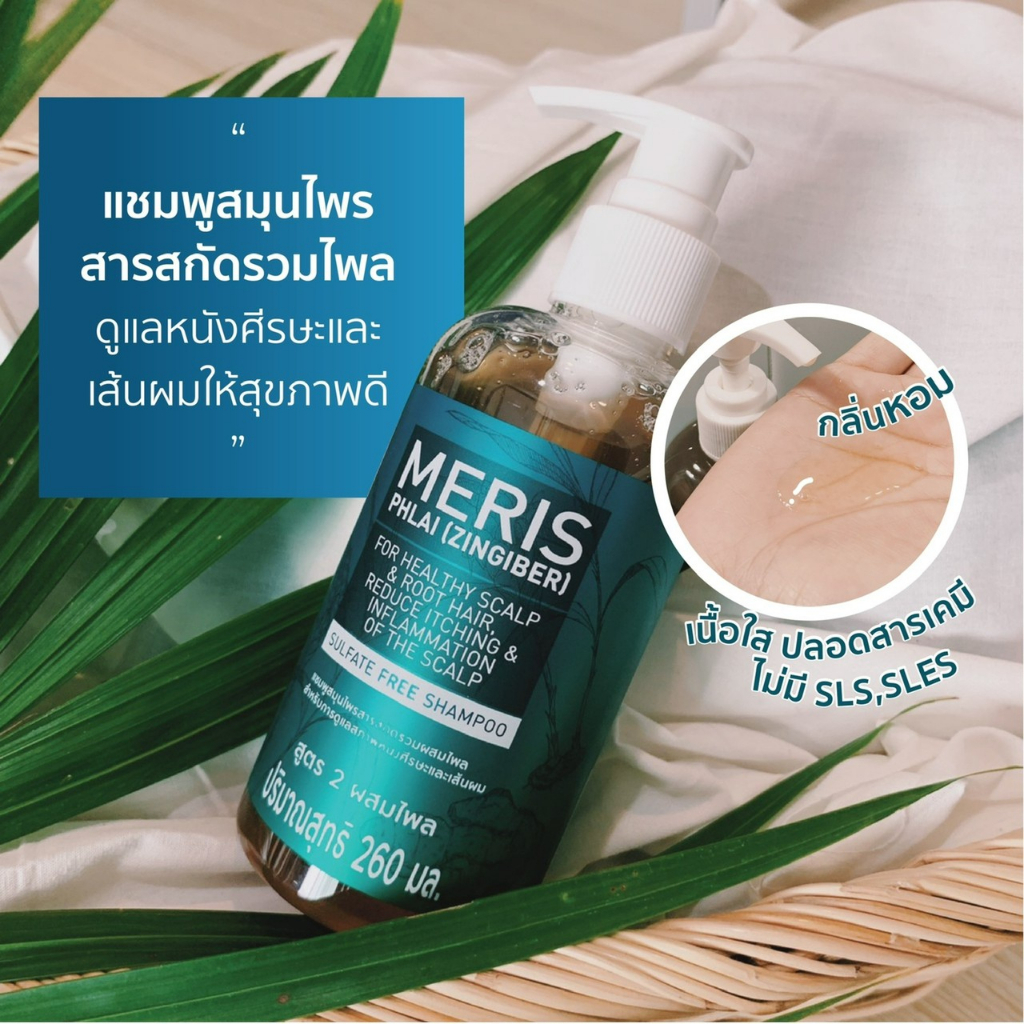 เมอริทแชมพูสูตร-รวมไพล-ขนาด-260ml