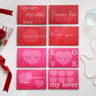 โปรโมชั่น Flash Sale : •พร้อมส่ง• การ์ดอวยพร valentine 💌 การ์ดบอกรัก การ์ดวาเลนไทน์ แบบ3พับ