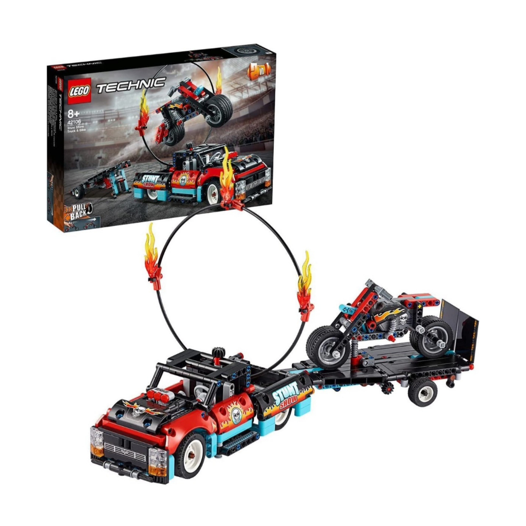 lego-technic-42106-บล็อกโชว์รถบรรทุกและจักรยานผาดโผน