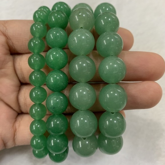 กำไลข้อมือหินนำโชค-หยกเขียวอเวจรีน-aventurine-หินธรรมชาติ-100