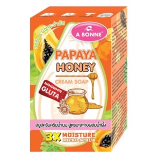 Details: BONNE yogurt milk cream soap., papaya Wholesale 42 ฿(1 box = 24 pcs=Price 1008฿)เลือกสูตรในเเชท