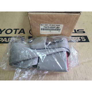 73470-0D081-E0 เข็มขัดนิรภัยเบาะหลังด้านใน VIOS ncp93 ปี 2012-2013 (TTGSHO) ของแท้ศูนย์ Toyota