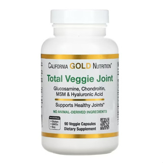 California Gold Nutrition, Total Veggie Joint Support, With Glucosamine, Chondroitin, MSM, Hyaluronic Acid 90 Capsules