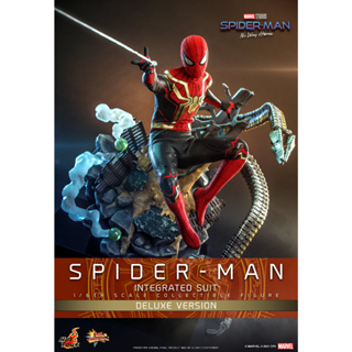 พร้อมส่ง 📦 Hot Toys MMS624 16 Spider-Man No Way Home - Spider-Man Integrated Suit (Deluxe Version)