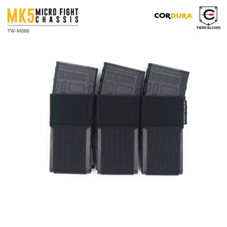 ซองแม็กกาซีน MK5 Micro Fight Chassis ( Twinfalcons ) วัสดุผ้า Delustering Cordura 500D Open-Top Design ( Quick access )