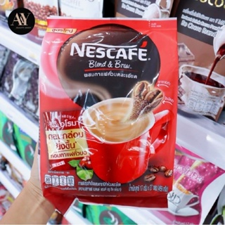 NESCAFE Blend&Brew เนสกาแฟ คั่วบดละเอียด ริช อโรม่า สีแดง 459กรัม (17g×27ซอง)