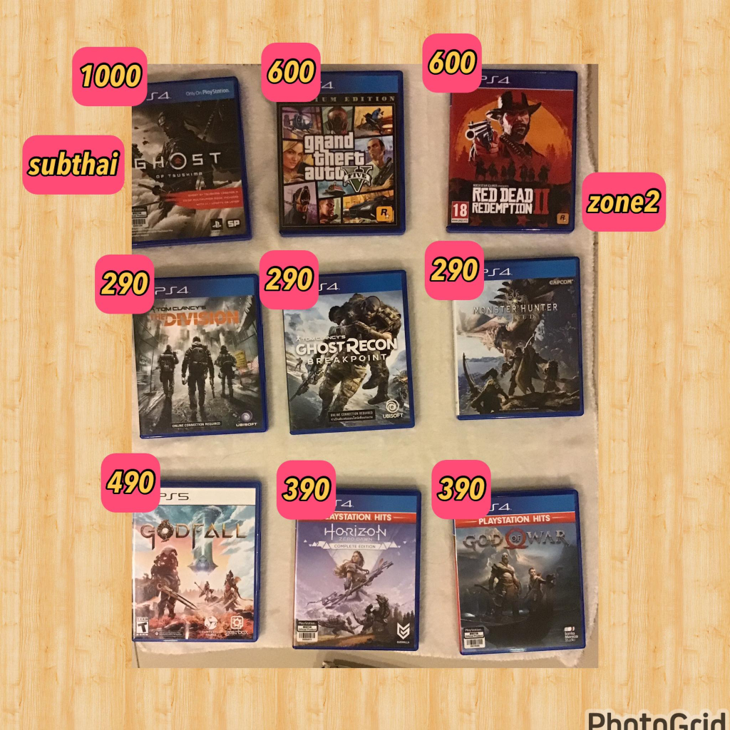 ภาพหน้าปกสินค้าSALE แผ่น PS4 มือสอง สภาพดี ราคาถูก ONSALE