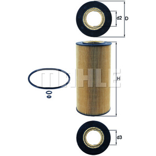 กรองเครื่อง BENZ C-CLASS W202 E-CLASS W124 W210 S-CLASS W140 VITO W638 REXTON 2.9 OM601 OM602 OM605 OM606 OM662 MAHLE