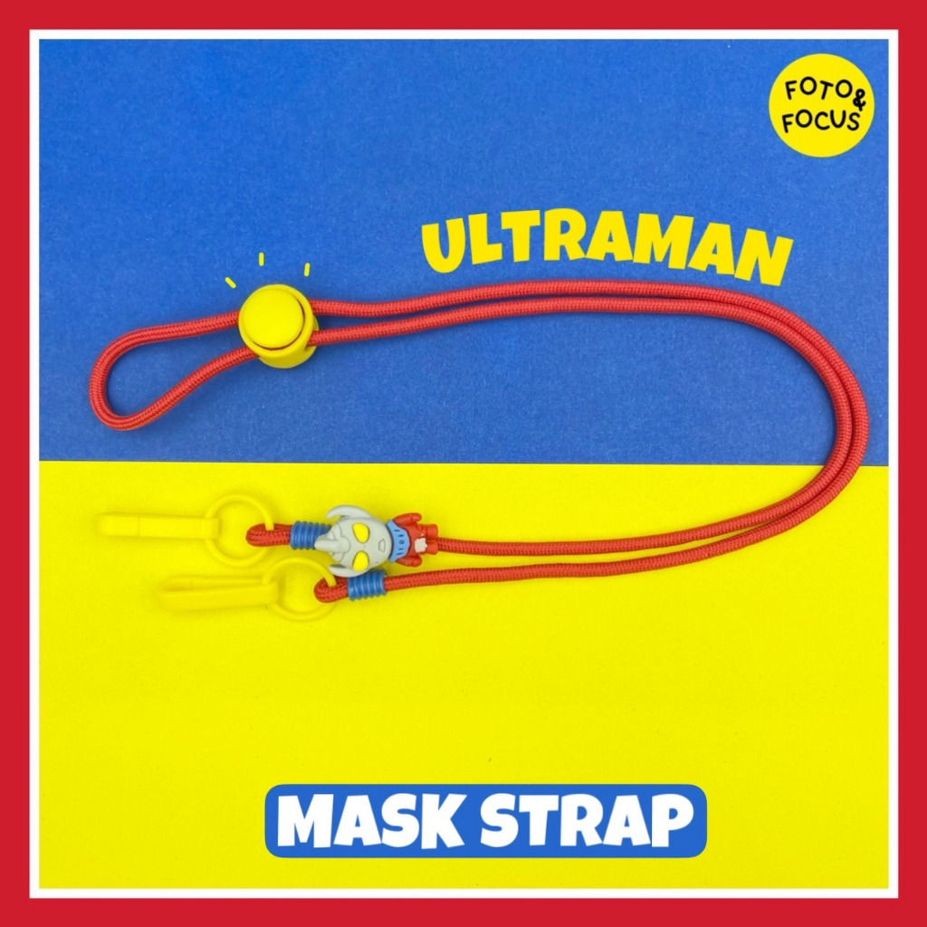 ultraman-สายคล้องแมสลายอุลตร้าแมน-สีแดง-เหลือง