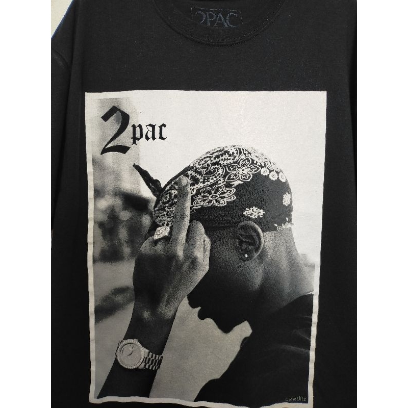 เสื้อยืด-มือสอง-เสื้อวง-ลาย-2pac-อก-42-ยาว-28