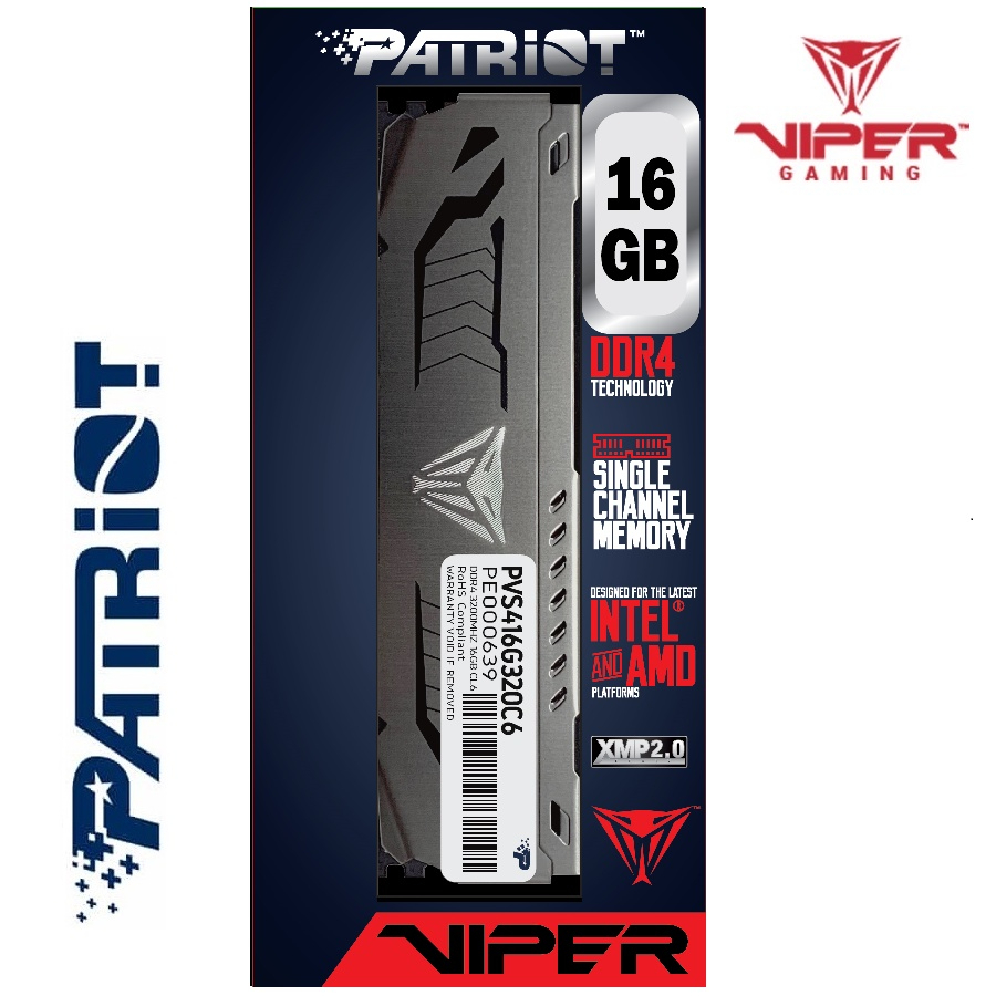 Patriot Memory Patriot 32gb Ram Patriot Pv432g320c6k Patriot