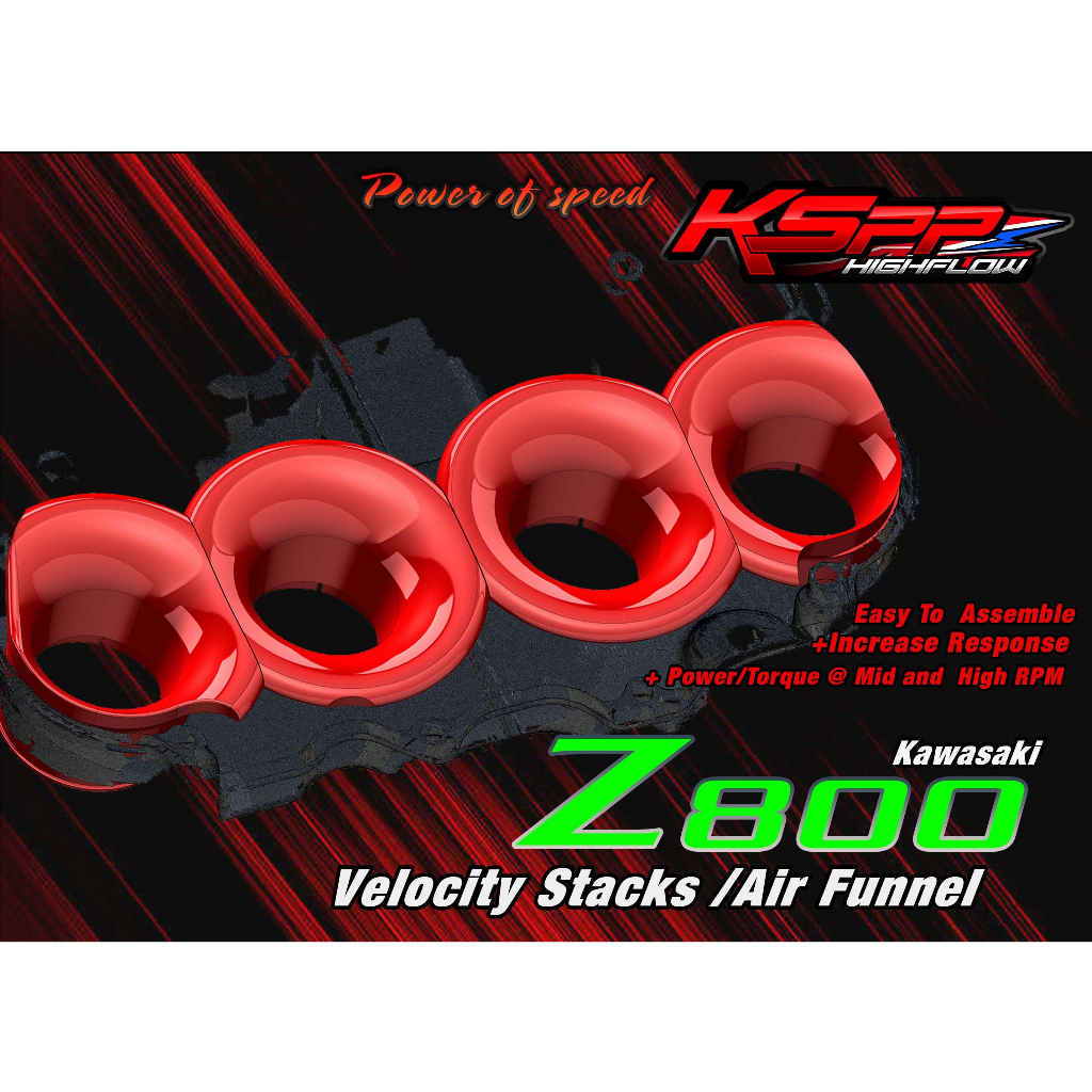 ปากแตรแต่ง-kspp-สำหรับ-z800-kawasaki-velocity-stack