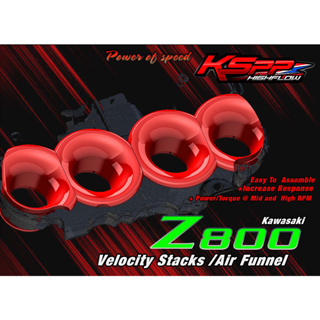 ปากแตรแต่ง KSPP สำหรับ Z800 Kawasaki Velocity stack