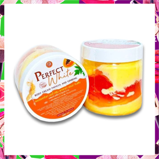 ✅Perfect White Body Cream Papaya And Ginseng 500ml.