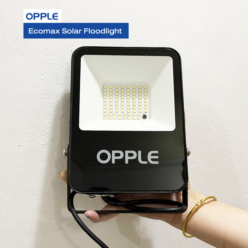 opple-solar-floodlight-ecomax-5-5w-สว่างยันเช้า-5700k-แสงขาว-660lm