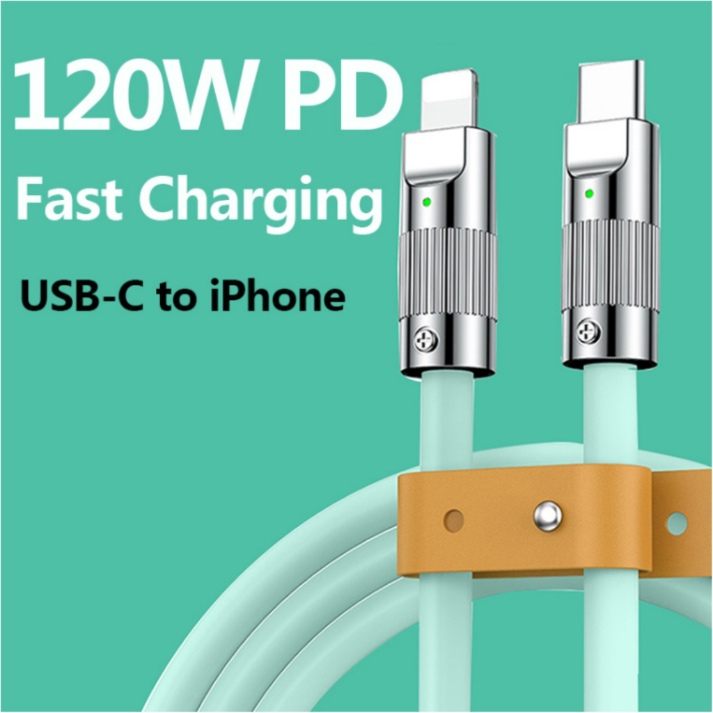 ส่งจากประเทศไทย-แอร์โค-120w-pd-สายชาร์จข้อมูลเร็วสุดเร็วสำหรับไอโฟน-14-14-plus-pro-max-13-pro-max-12-mini-pro-max