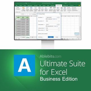 ภาพขนาดย่อของสินค้าAblebits Ultimate Suite for Excel Business Edition รุ่นล่าสุด (ส่วนเสริม Excel)