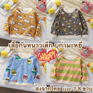 ภาพหน้าปกสินค้า💥ส่งจากไทย💥 เสื้อกันหนาวเด็กบุกำมะหยี่ CK122 ผ้านุ่ม อุ่น มีไซส์ 2-8 ขวบ ที่เกี่ยวข้อง