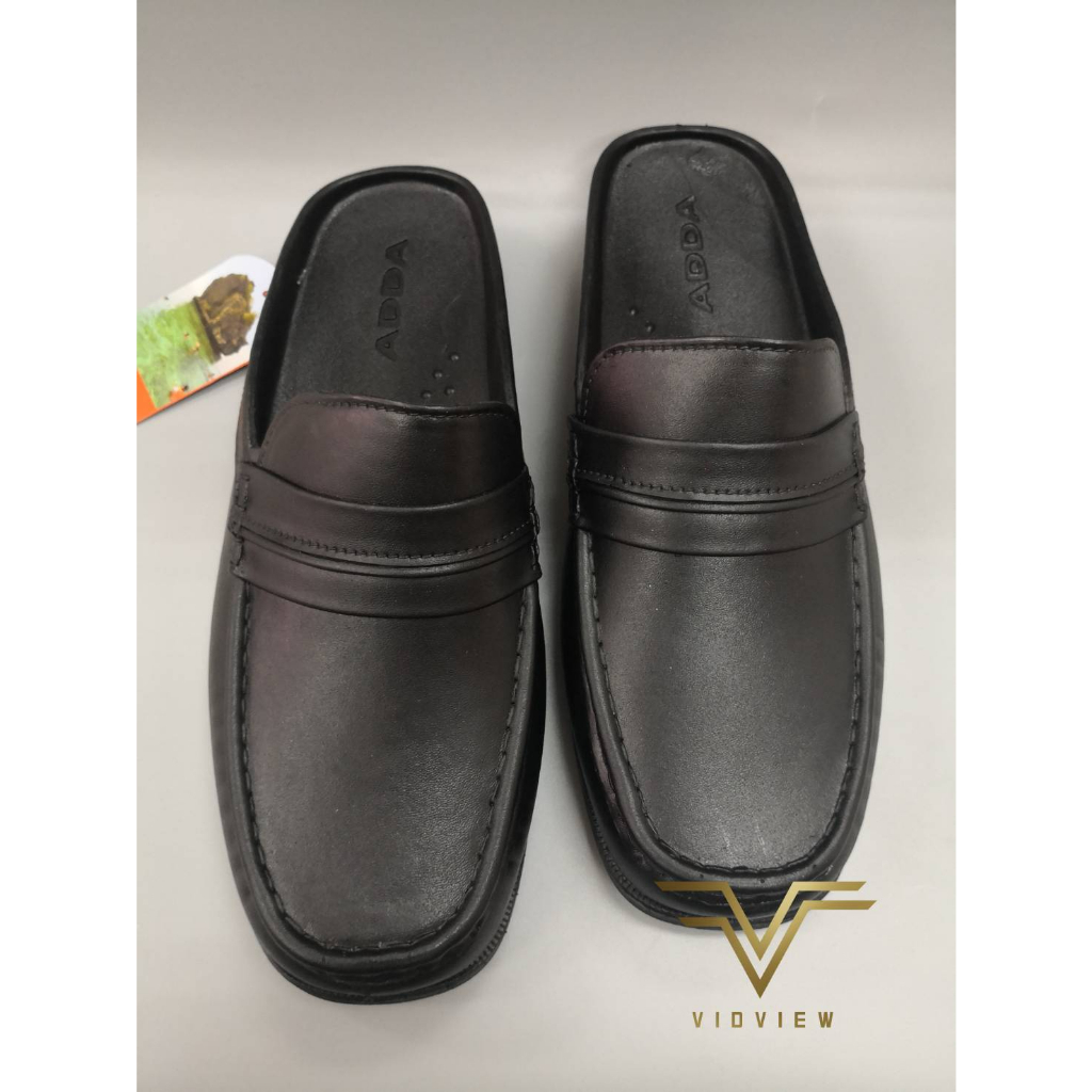 ภาพสินค้าVIDVIEW  ลดสนั่น  รองเท้าทำงานชาย Adda 15601 รองเท้าลำลอง เปิดส้น ไซส์ 40-44 รองเท้าผู้ชาย รองเท้าสีดำ จากร้าน vidview39 บน Shopee ภาพที่ 5